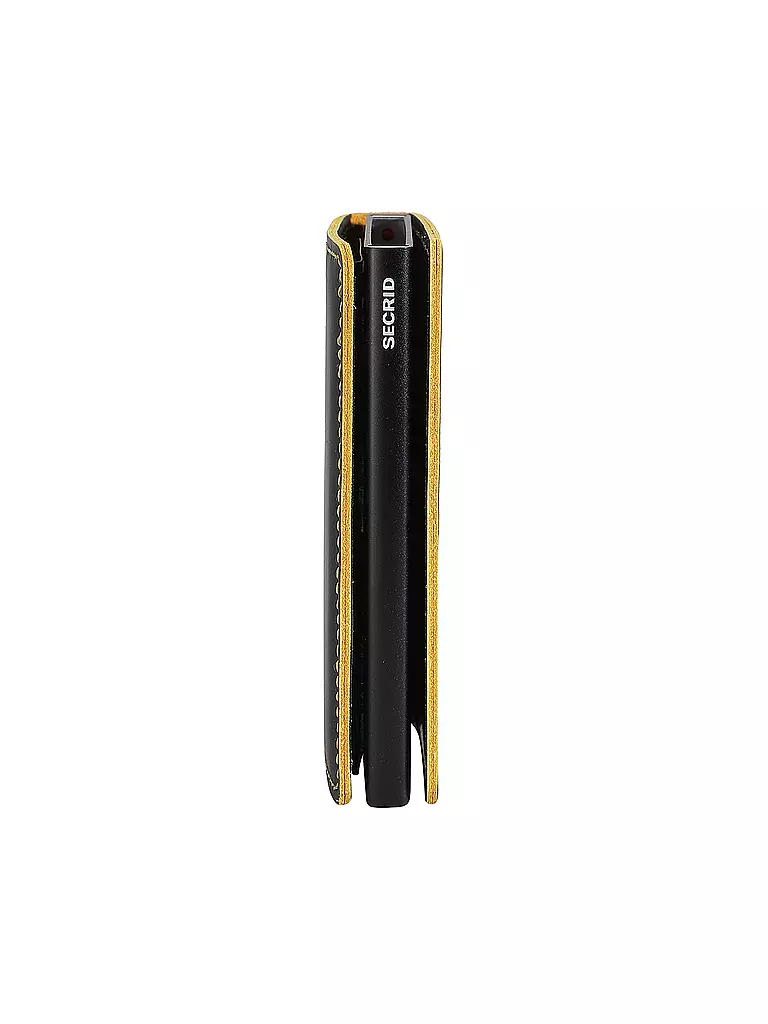 SECRID | Billetera - Slimwallet MATTE black & ochre | Negro