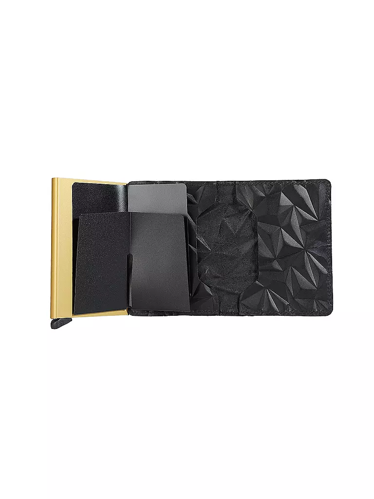 SECRID | Billetera - Slimwallet negro oro | Negro