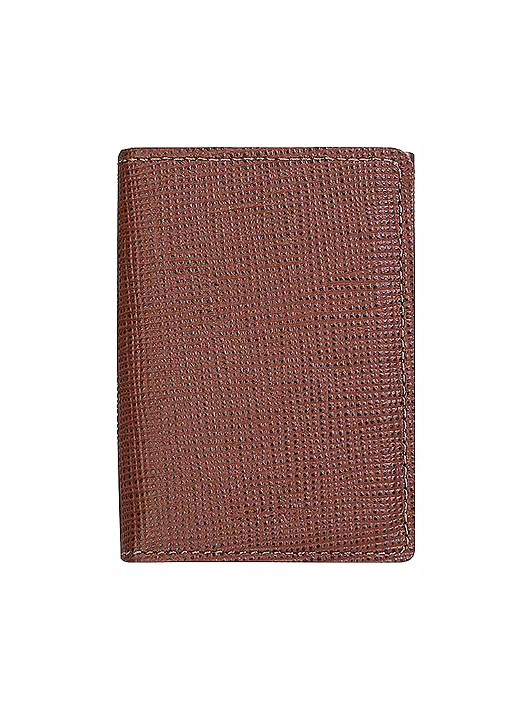 SECRID | Billetera - Slimwallet Saffiano Caramelo | Marrón