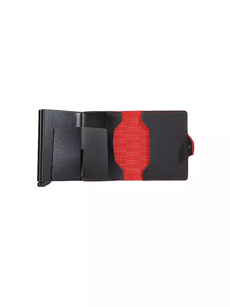 SECRID | Billetera - Twinwallet negro-rojo |