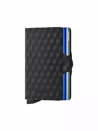 SECRID | Billetera - Twinwallet Optical Twin Titanium Blue | Azul oscuro