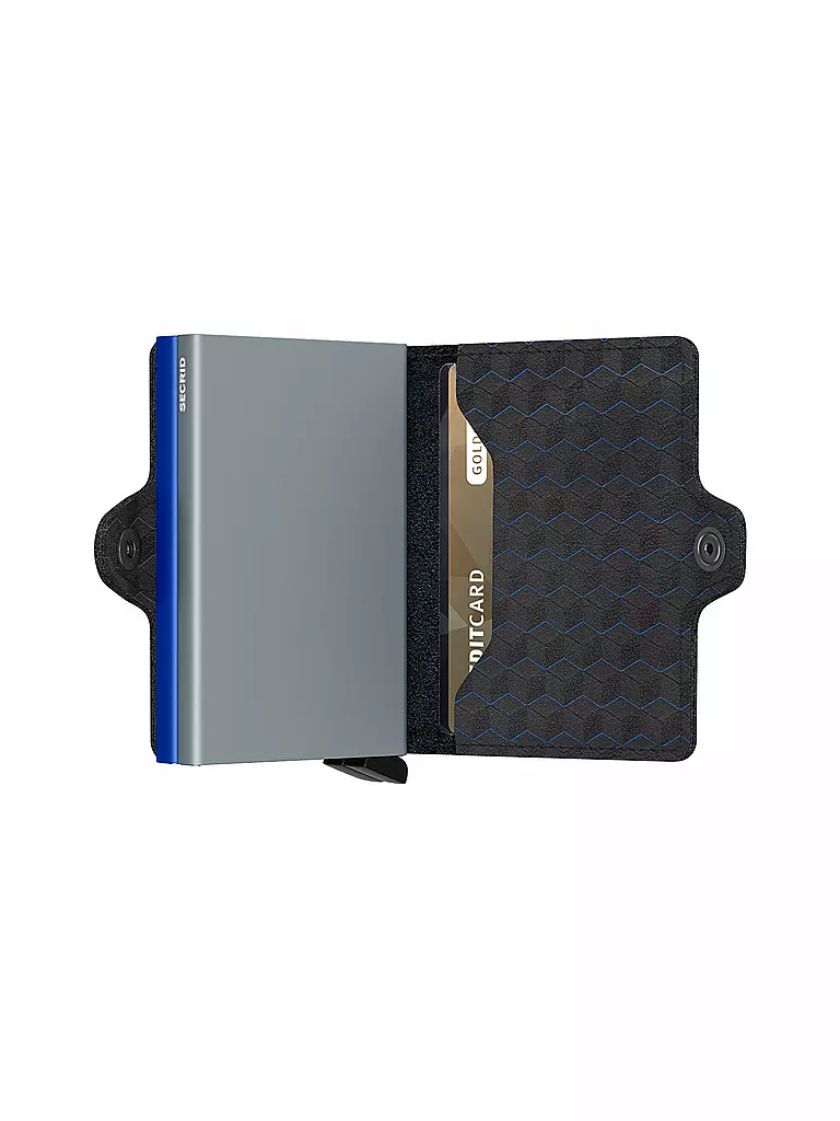 SECRID | Billetera - Twinwallet Optical Twin Titanium Blue | 