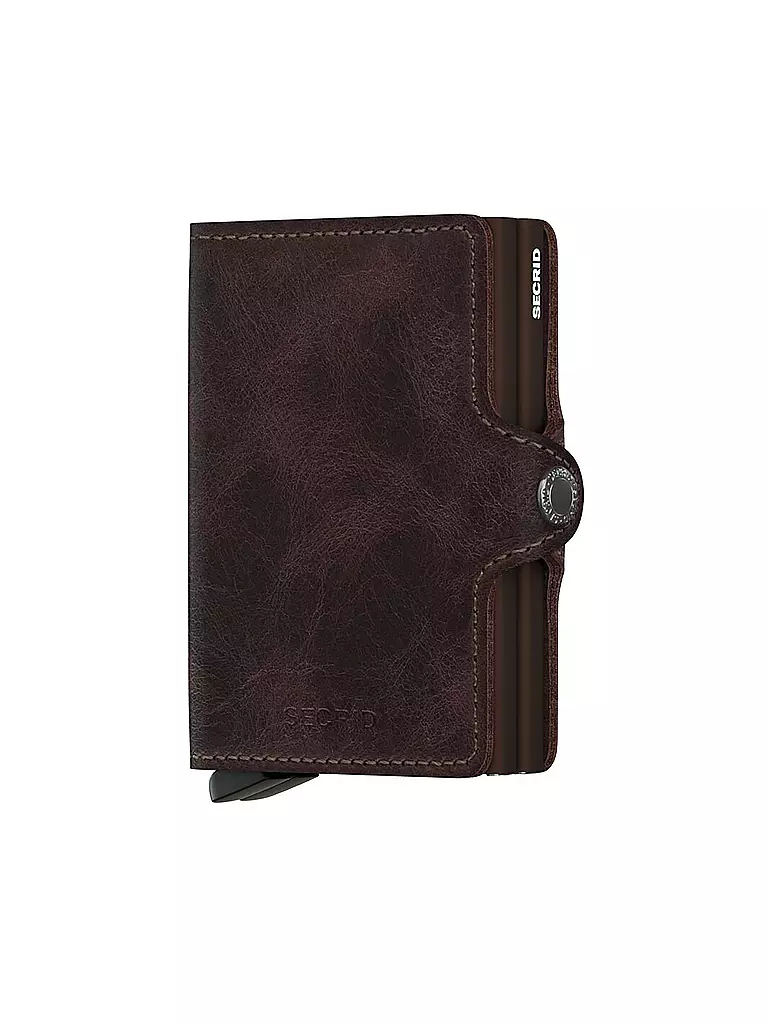 SECRID | Billetera - Twinwallet Vintage Twin Chocolate | Marrón