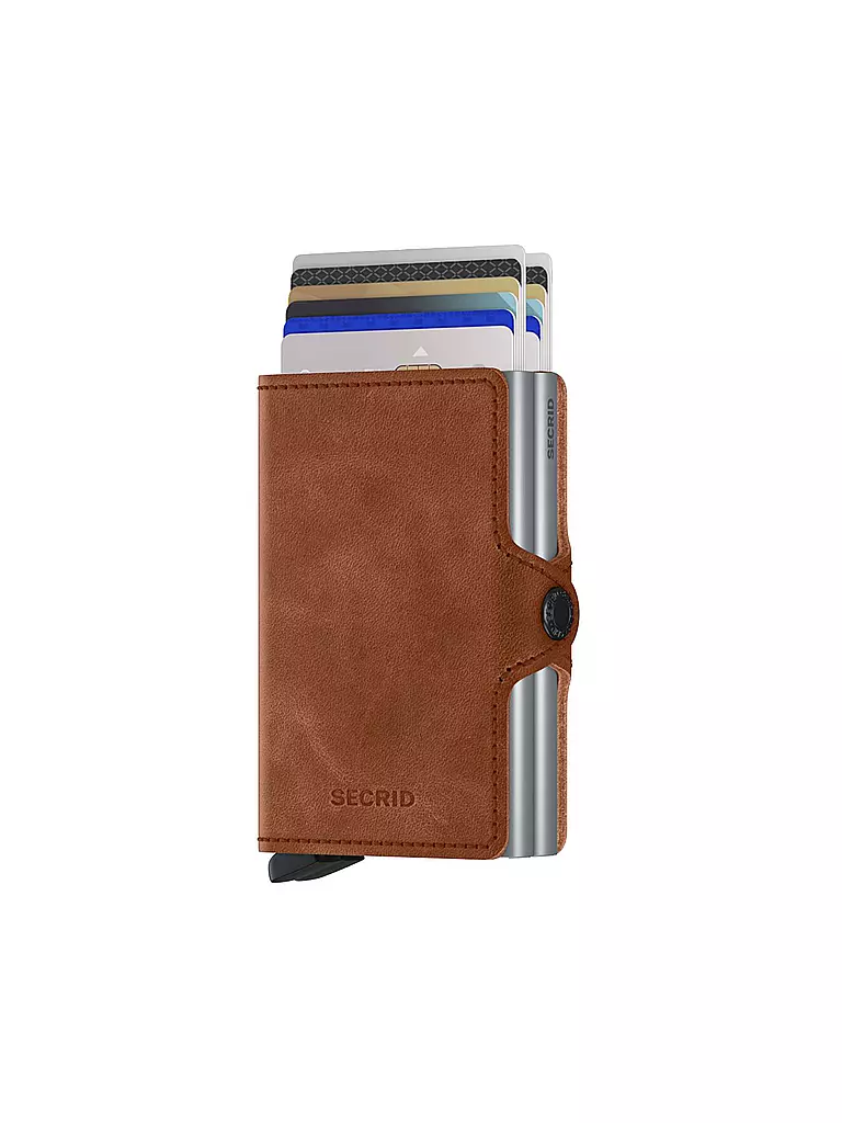 SECRID | Billetera - Twinwallet VINTAGE | Marrón claro