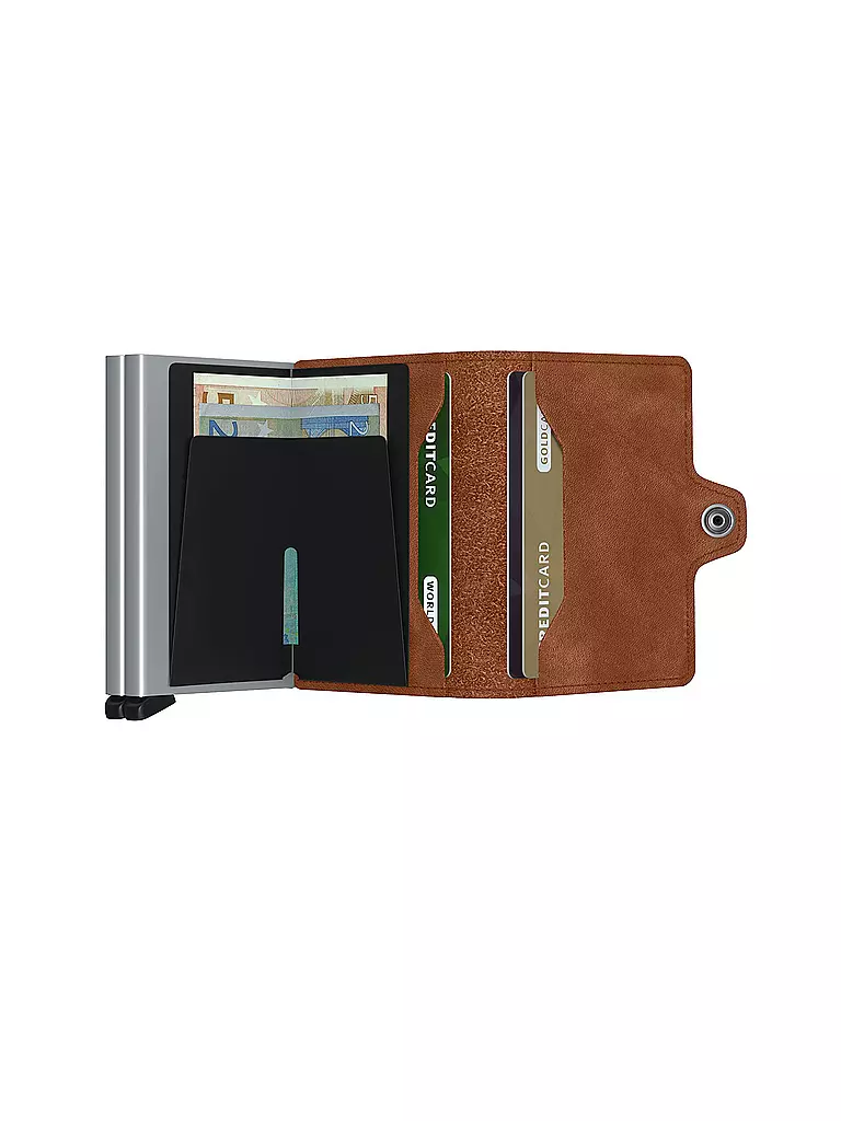 SECRID | Billetera - Twinwallet VINTAGE | Marrón claro