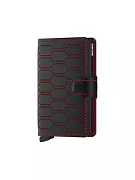 SECRID | Cartera - Miniwallet Fuel Perforated Black Red | Negro