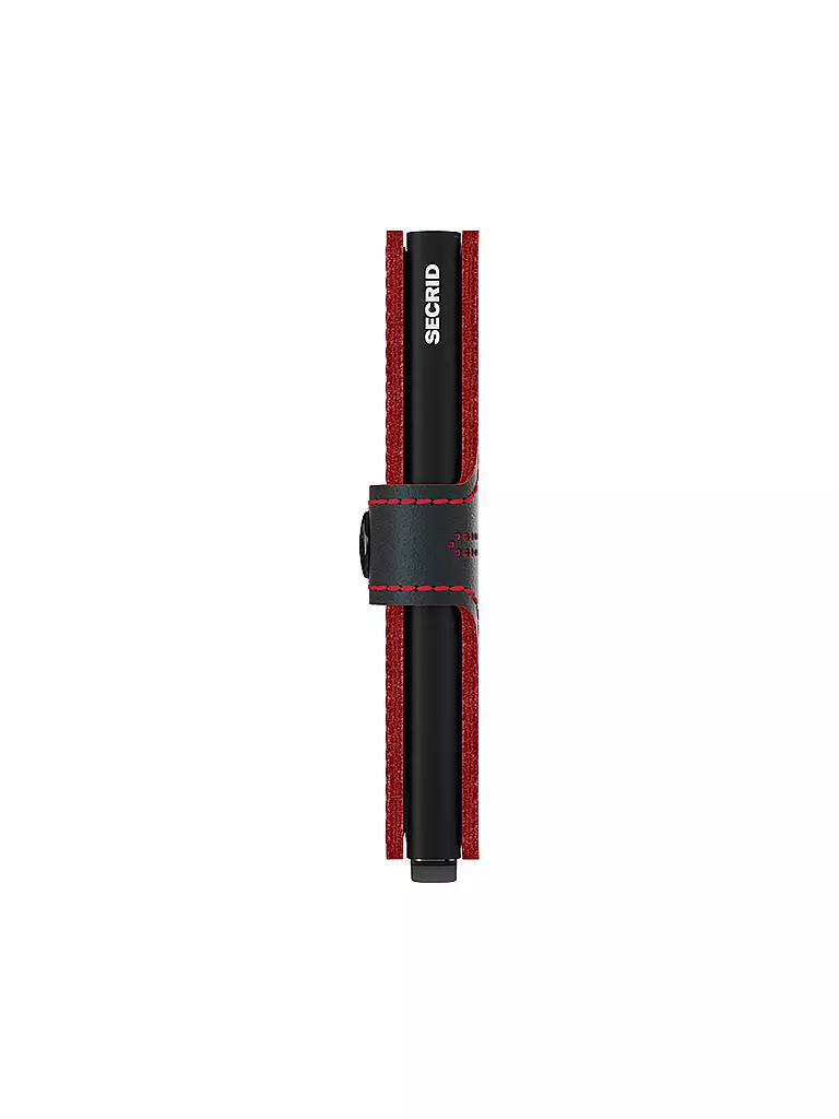 SECRID | Cartera - Miniwallet Fuel Perforated Black Red | 