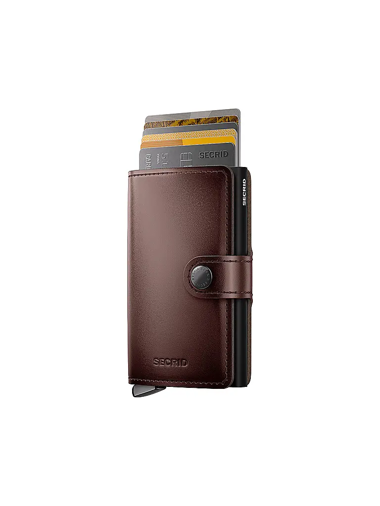 SECRID | Cartera PREMIUM MINIWALLET DUSK  Marrón Oscuro | 
