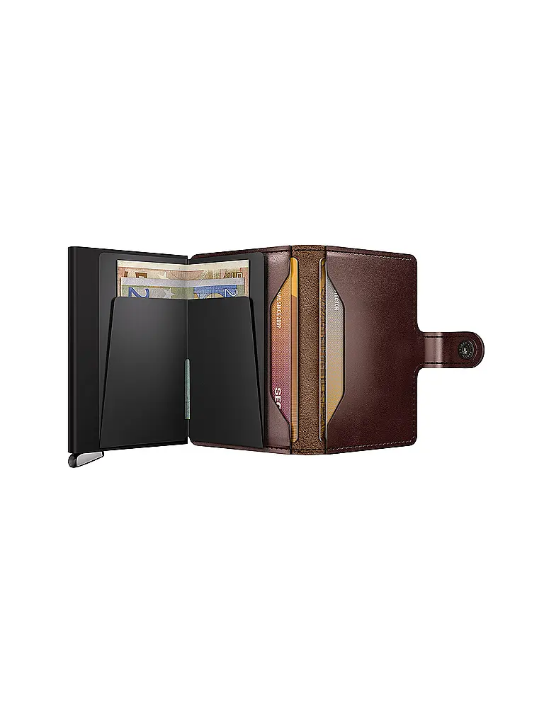 SECRID | Cartera PREMIUM MINIWALLET DUSK  Marrón Oscuro | 