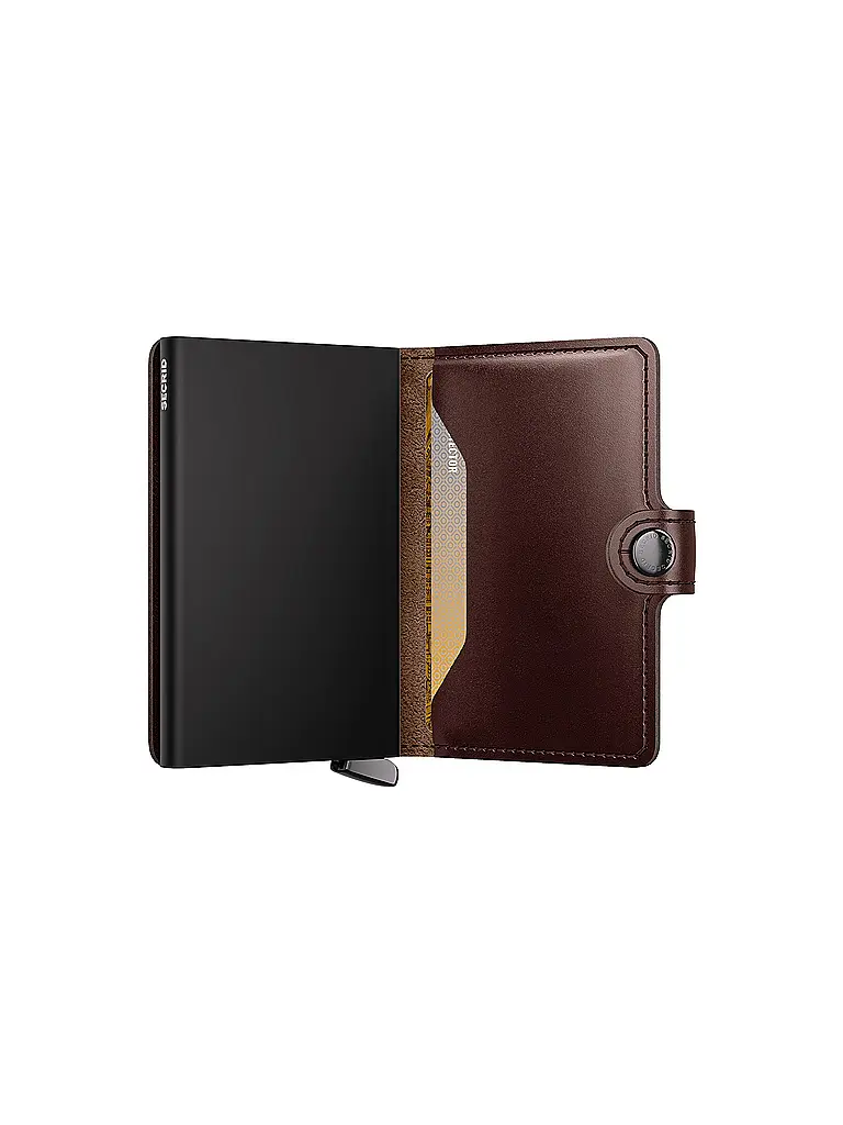 SECRID | Cartera PREMIUM MINIWALLET DUSK  Marrón Oscuro | 
