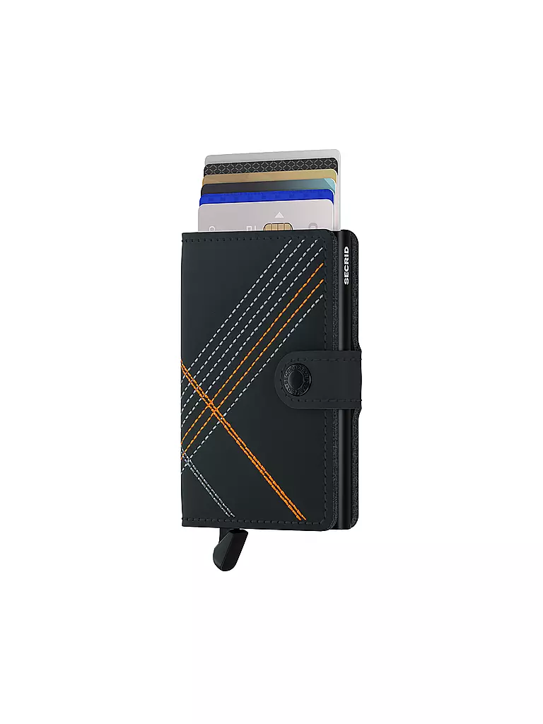 SECRID | Geldbörse - Miniwallet Linea Mini Orange | Negro