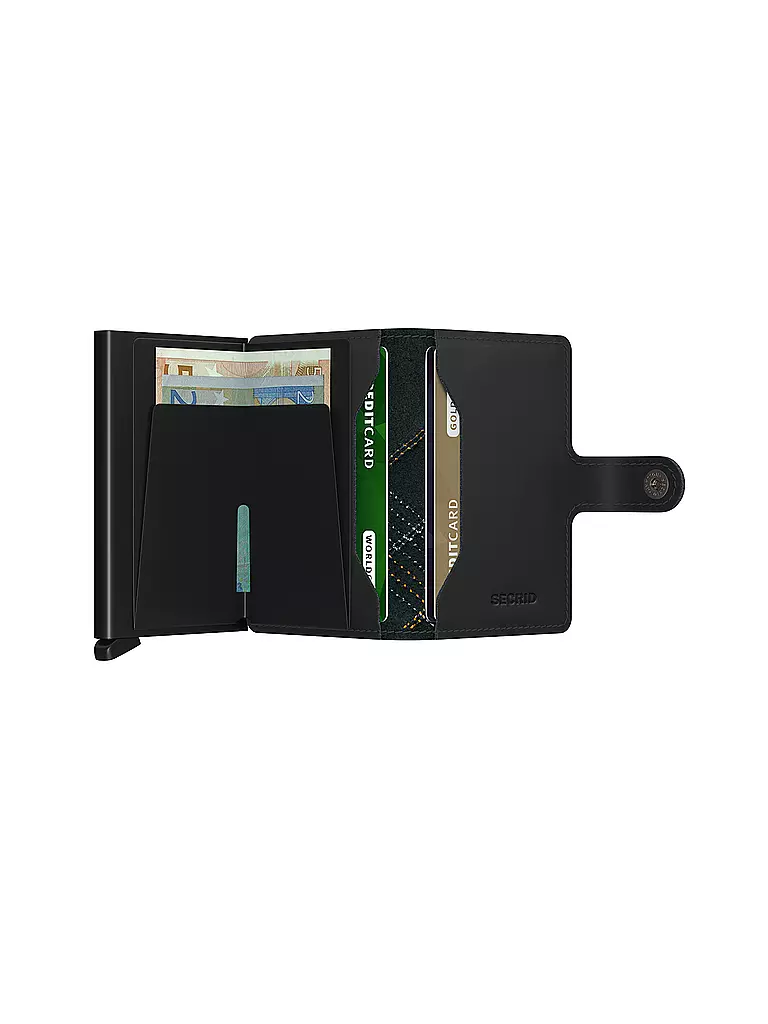 SECRID | Geldbörse - Miniwallet Linea Mini Orange | Negro