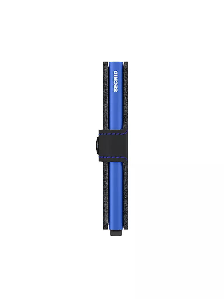 SECRID | Geldbörse - Miniwallet Matte Mini Black & Blue | Negro