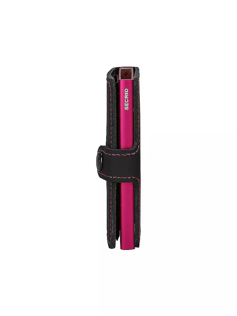 SECRID | Geldbörse - Miniwallet MATTE Mini black fuchsia  | Negro