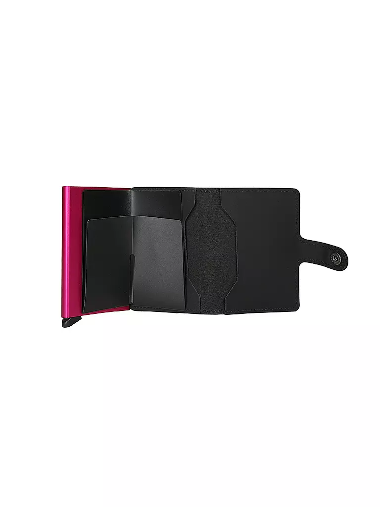 SECRID | Geldbörse - Miniwallet MATTE Mini black fuchsia  | Negro