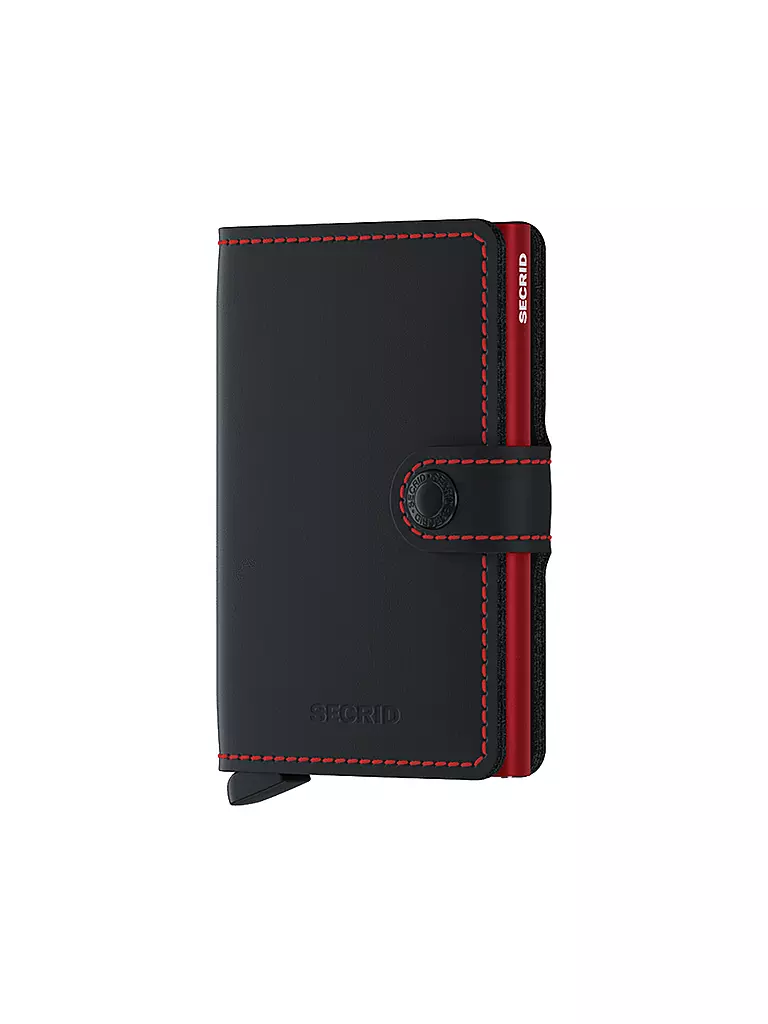 SECRID | Geldbörse - Miniwallet Matte mini Black/Red | Negro