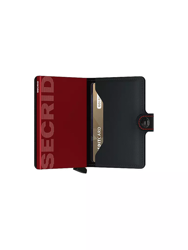 SECRID | Geldbörse - Miniwallet Matte mini Black/Red | 