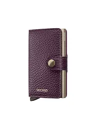 SECRID | Geldbörse - Miniwallet PEBBLE MINI Grape | Rojo oscuro