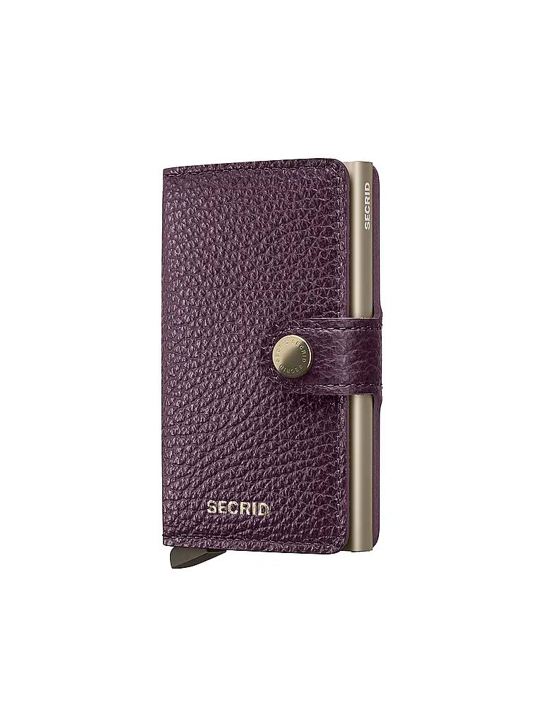 SECRID | Geldbörse - Miniwallet PEBBLE MINI Grape | Rojo oscuro