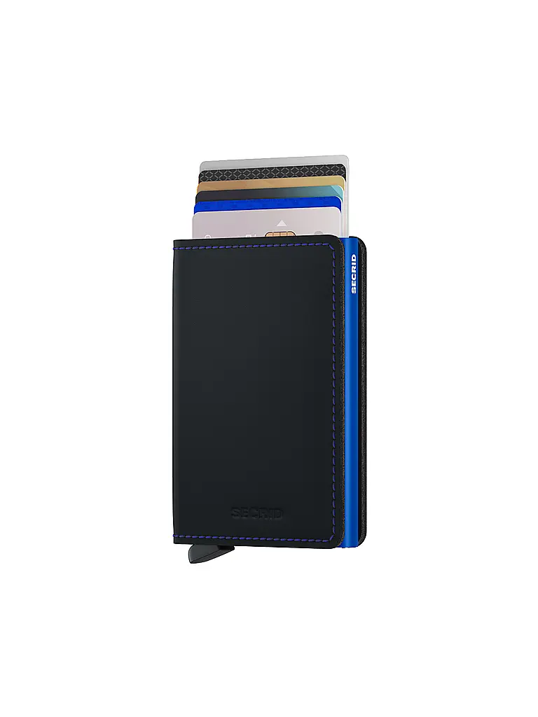 SECRID | Geldbörse - Slimwallet black&blue

Marca: SECRID
Farbe: schwarz
Categorías: Mode,Damen

Material: Leder
Musterung: Unifarben | 