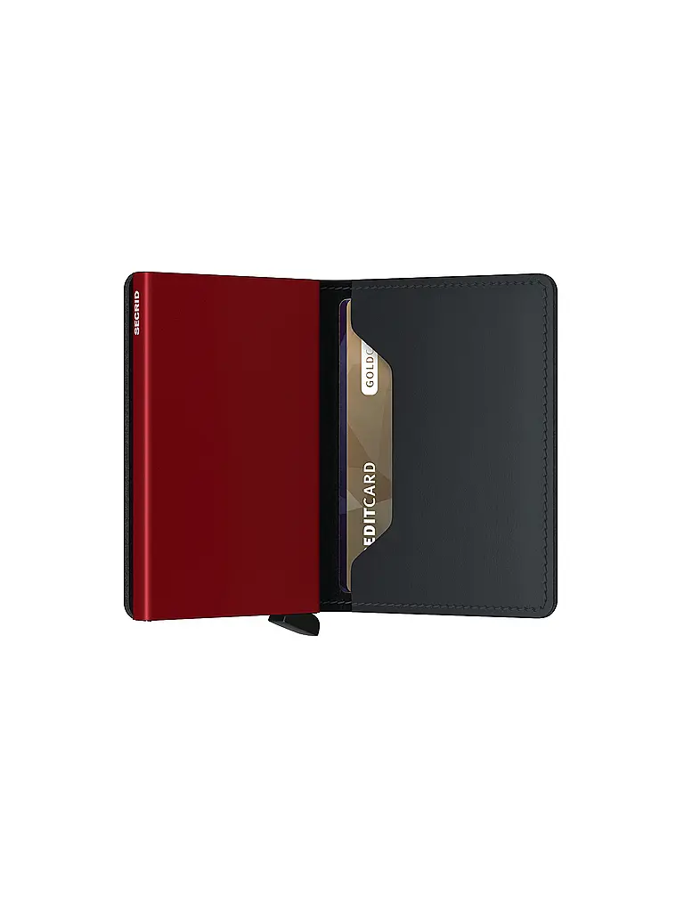 SECRID | Geldbörse - Slimwallet black & red | 