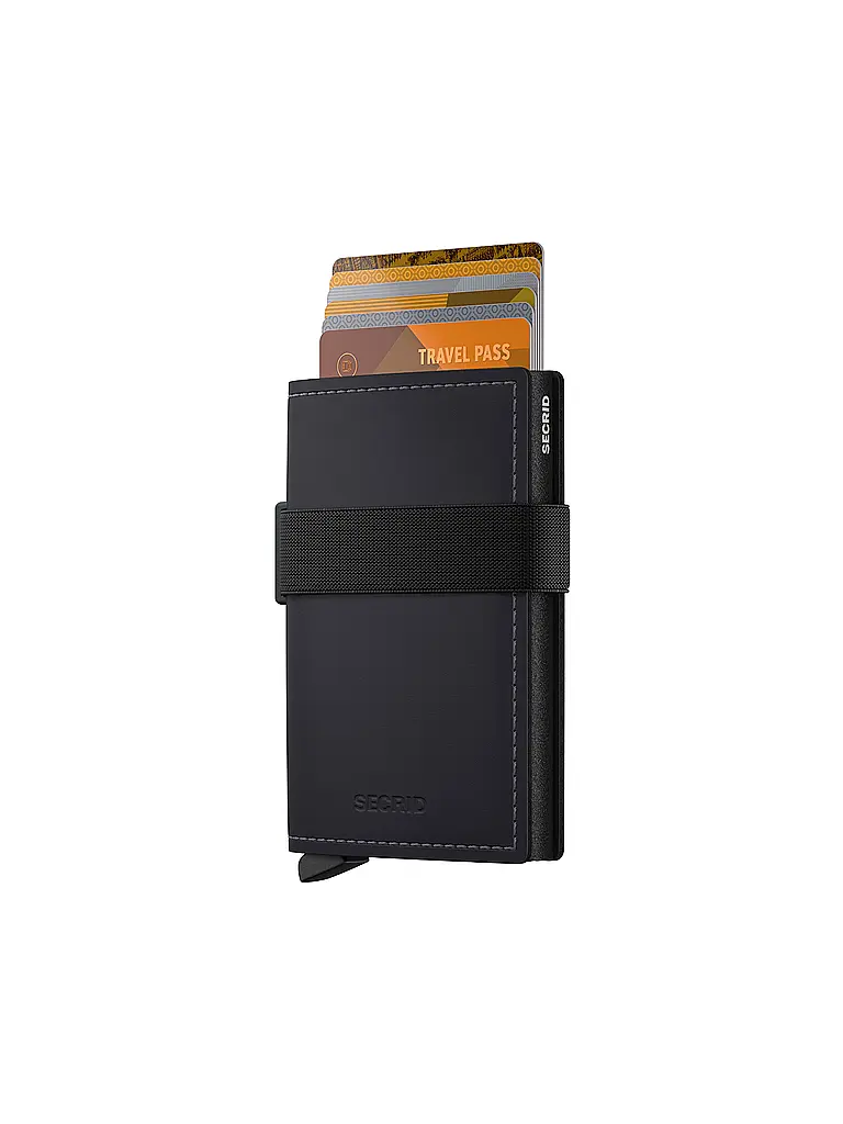 SECRID | Geldbörse BANDWALLET Black Black | Negro