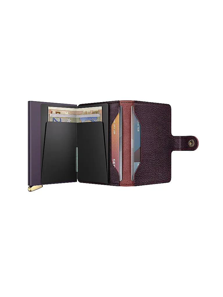 SECRID | Geldbörse PREMIUM MINIWALLET Burdeos | Rojo oscuro