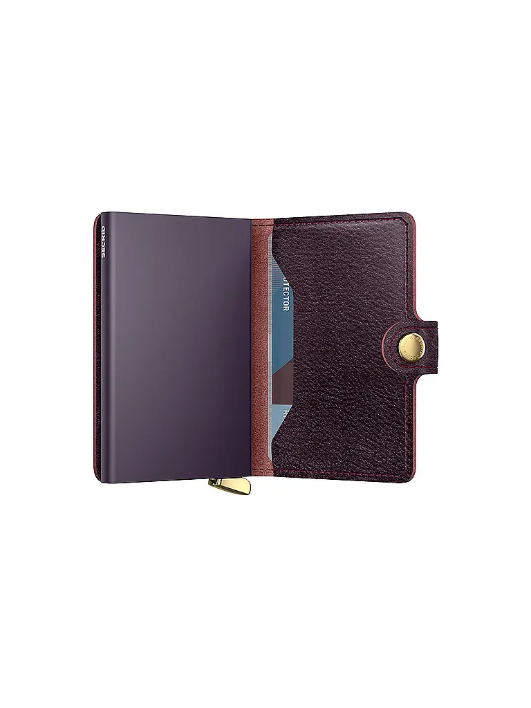 SECRID | Geldbörse PREMIUM MINIWALLET Burdeos | Rojo oscuro