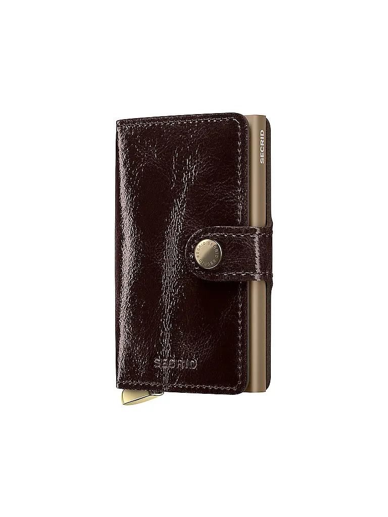 SECRID | Geldbörse PREMIUM MINIWALLET Mahogany | Marrón