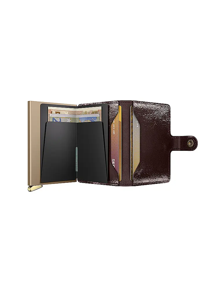 SECRID | Geldbörse PREMIUM MINIWALLET Mahogany | 