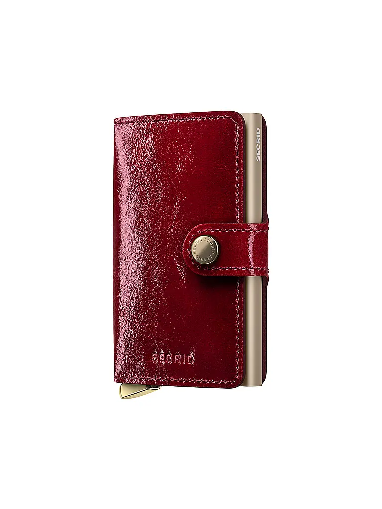 SECRID | Geldbörse PREMIUM MINIWALLET Red | Rojo oscuro