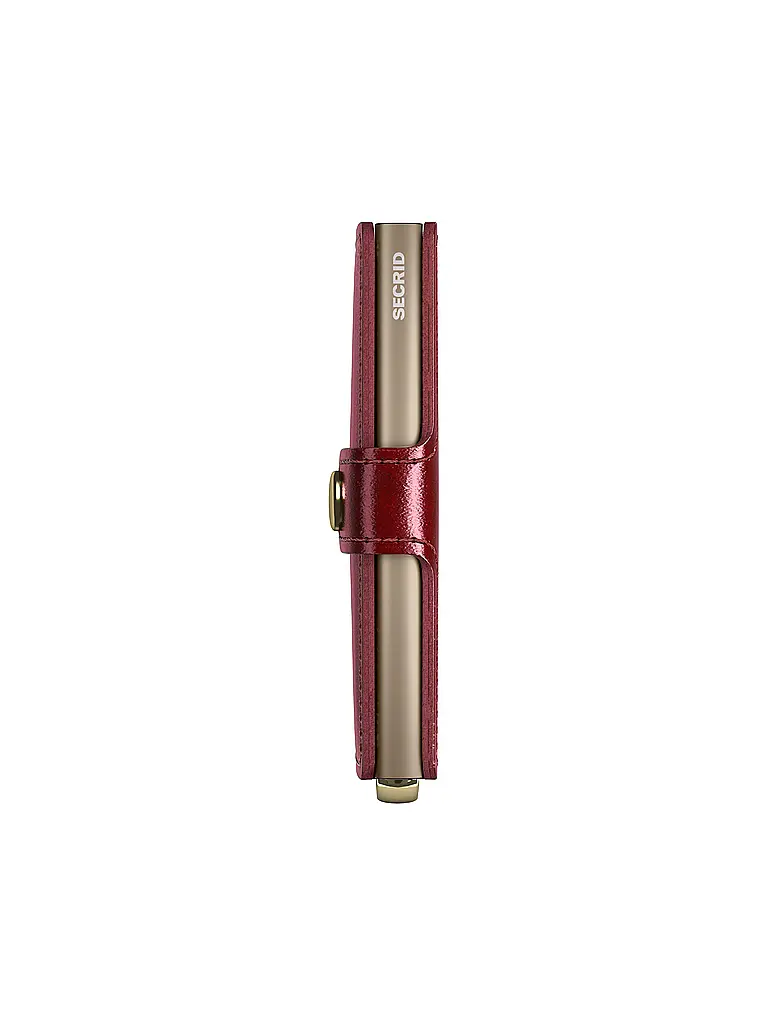 SECRID | Geldbörse PREMIUM MINIWALLET Red | Rojo oscuro