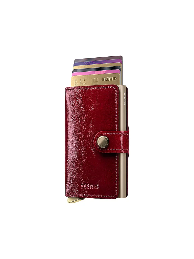 SECRID | Geldbörse PREMIUM MINIWALLET Red | Rojo oscuro