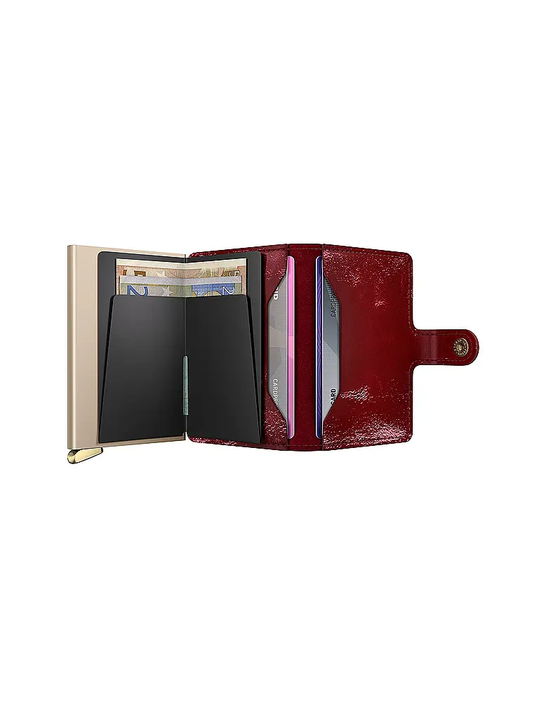 SECRID | Geldbörse PREMIUM MINIWALLET Red | Rojo oscuro