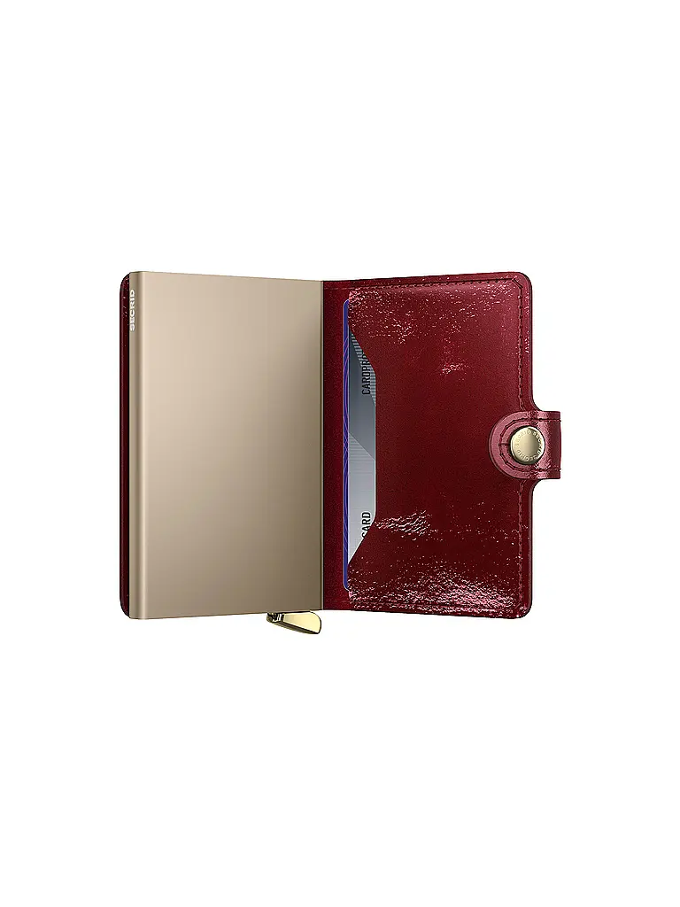 SECRID | Geldbörse PREMIUM MINIWALLET Red | Rojo oscuro