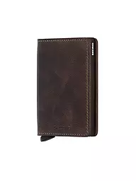 SECRID | Billetera - Slimwallet VINTAGE SLIM naranja | Marrón