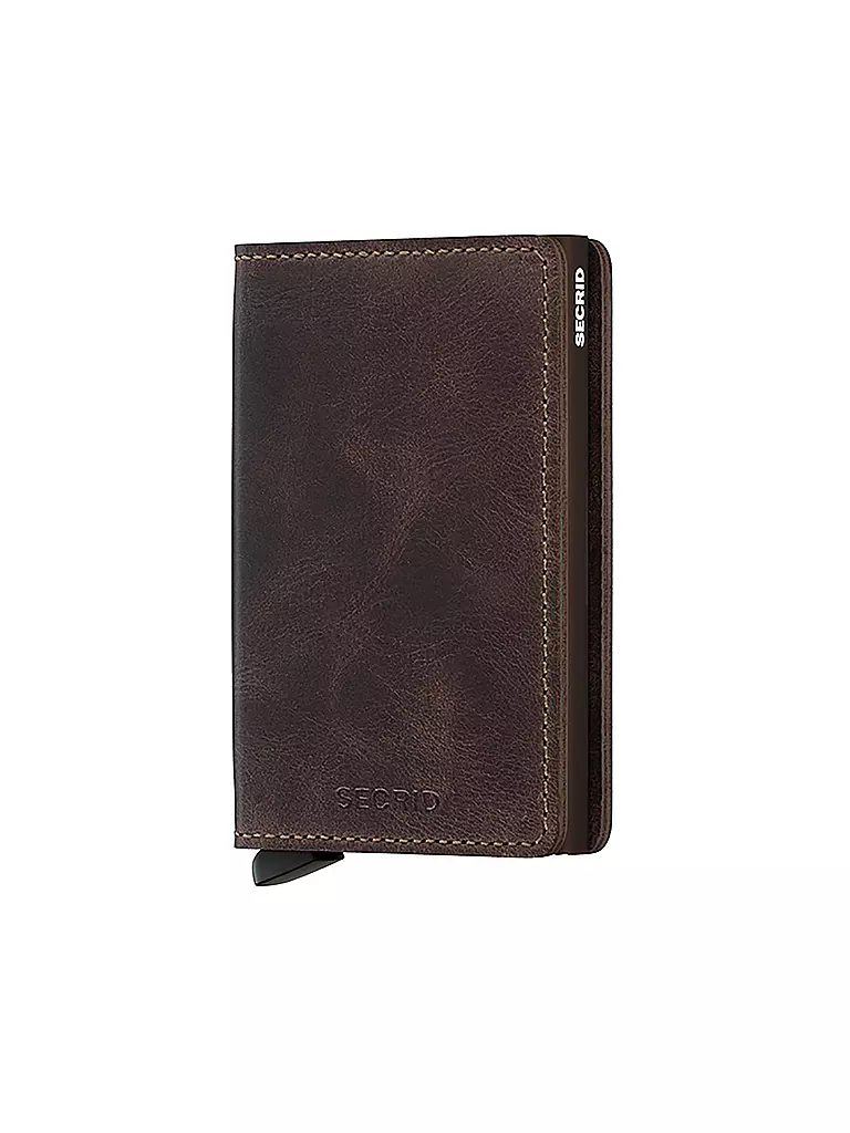 SECRID | Geldbörse SLIMWALLAT VINTAGE Sv Chocolate | Marrón