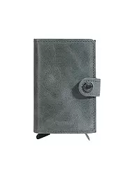 SECRID | Billetera - Miniwallet Vintage Mini Cognac Silver | Verde claro