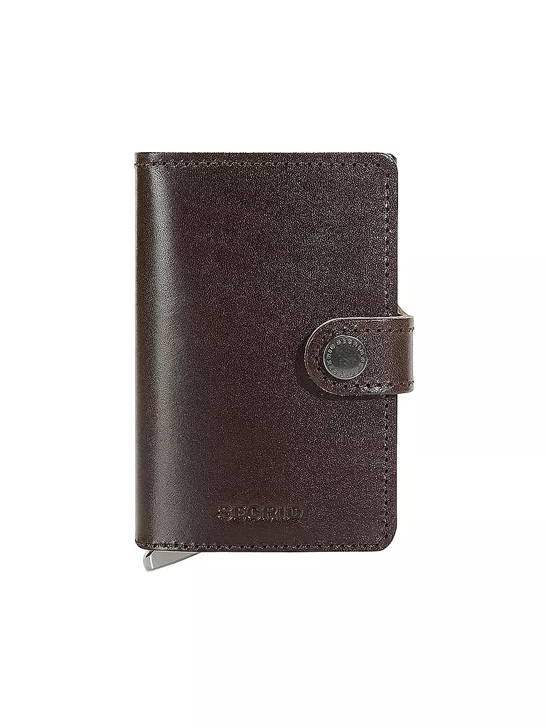 SECRID | Monedero PREMIUM MINIWALLET DUSK Marrón Oscuro | Marrón