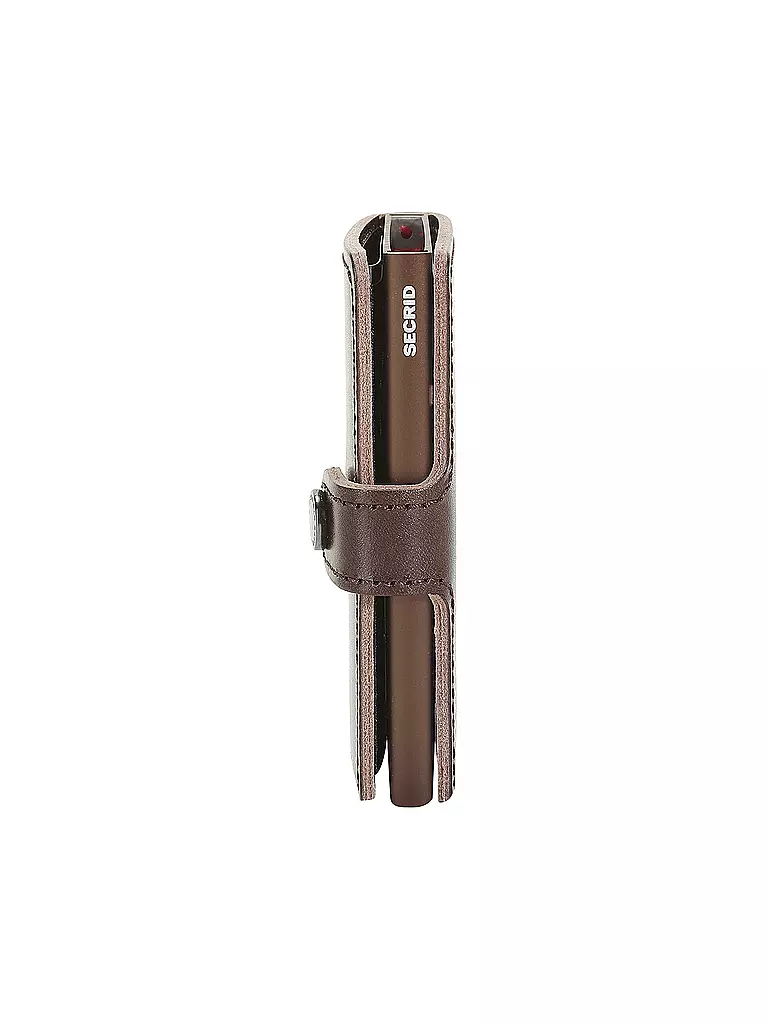 SECRID | Monedero PREMIUM MINIWALLET DUSK Marrón Oscuro | Marrón
