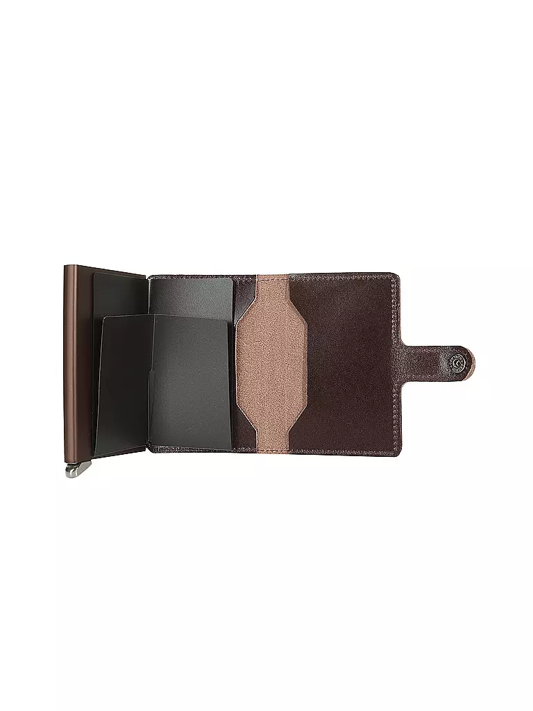 SECRID | Monedero PREMIUM MINIWALLET DUSK Marrón Oscuro | 