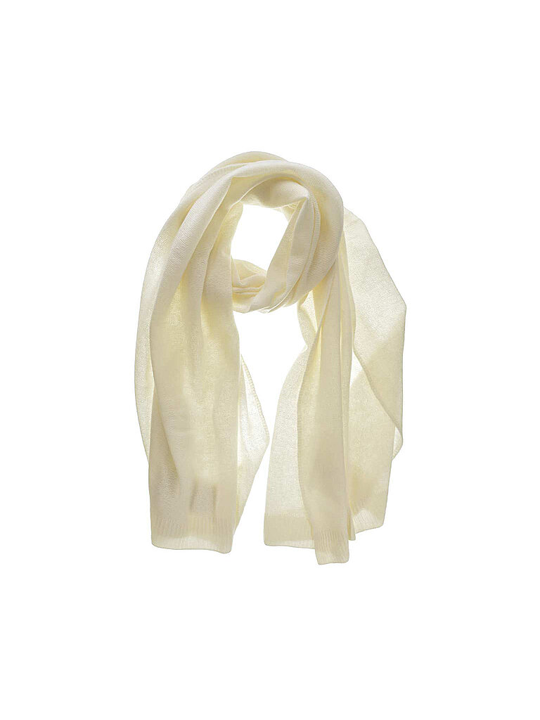 Seeberger Bufanda de cachemira crema