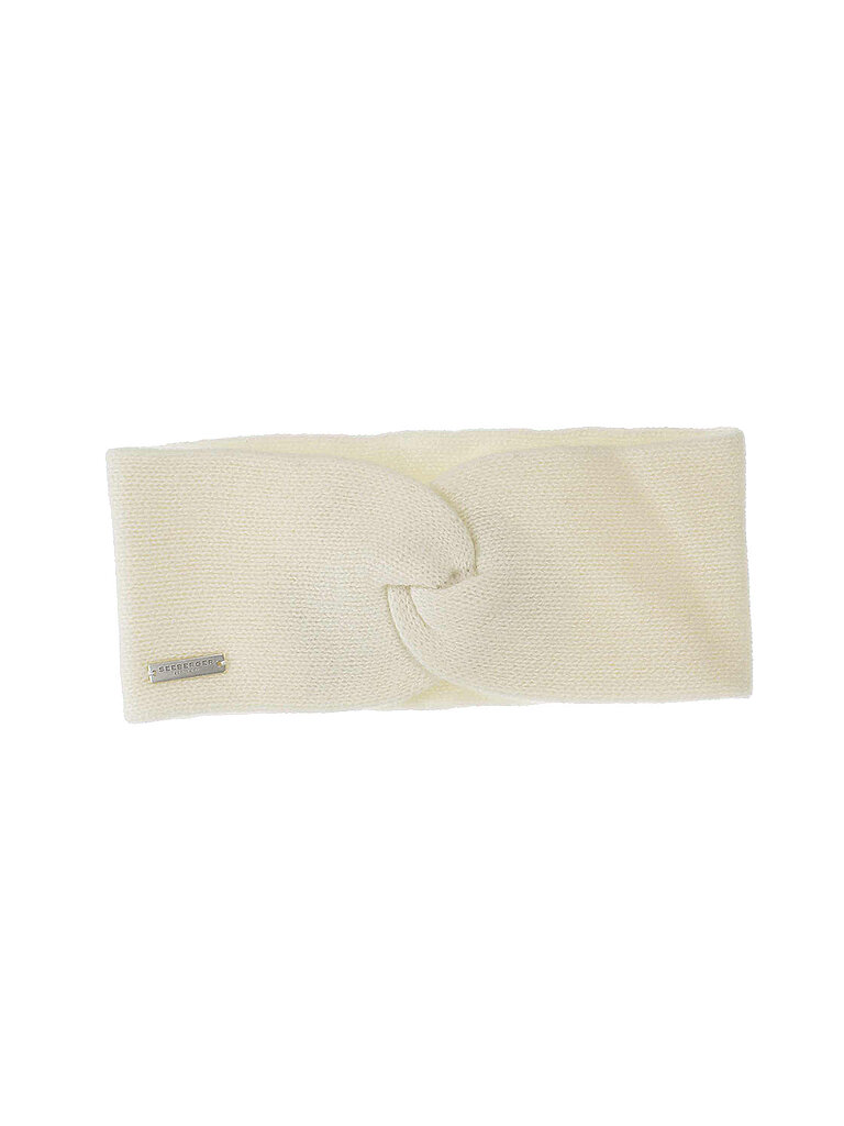Seeberger Diadema de cachemira crema