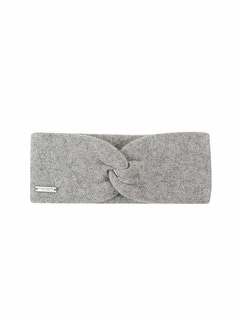 Seeberger Stirnband de cachemira marrón
