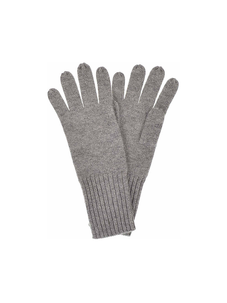 Seeberger Guantes de cachemira gris