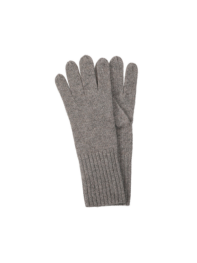 Seeberger Guantes de cachemira marrón