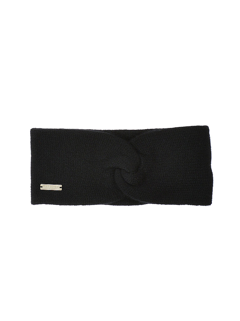 Seeberger Diadema de cachemira negro