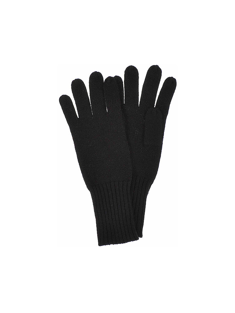 Seeberger Guantes de cachemira negro