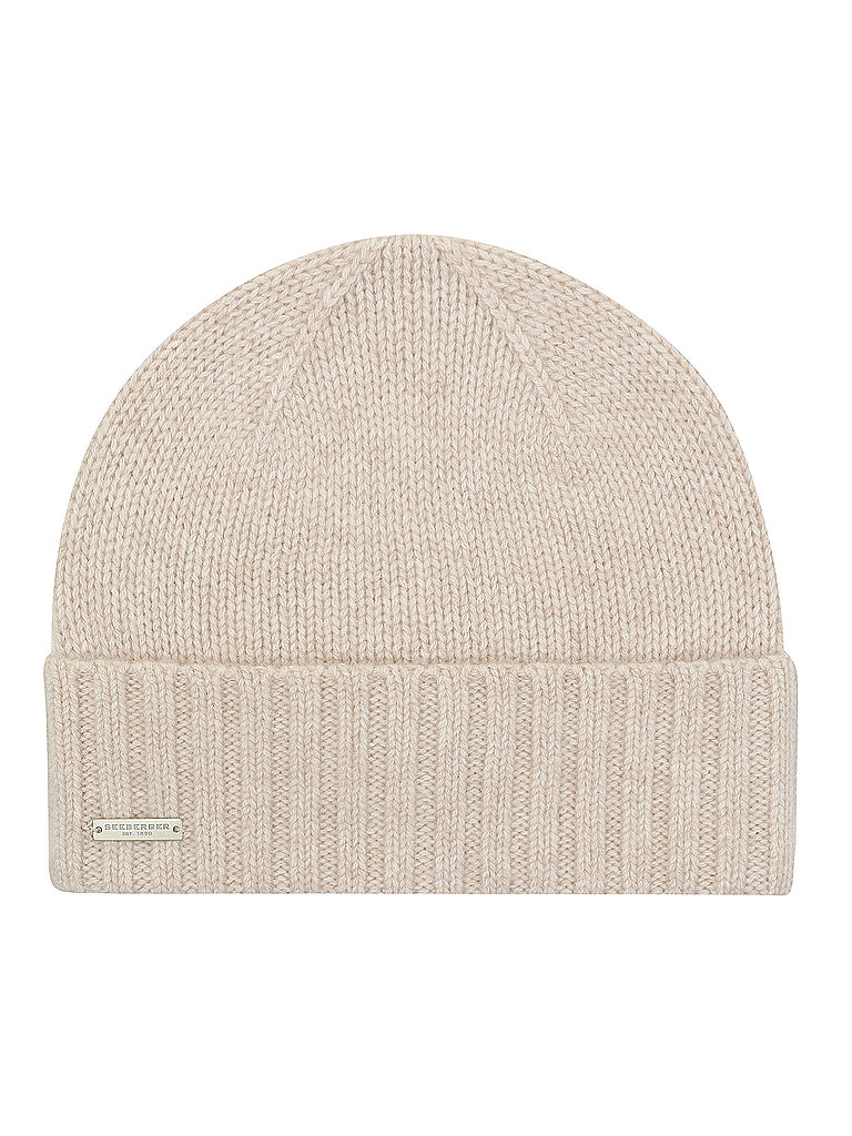 Seeberger Gorro de cachemira - Gorro beige