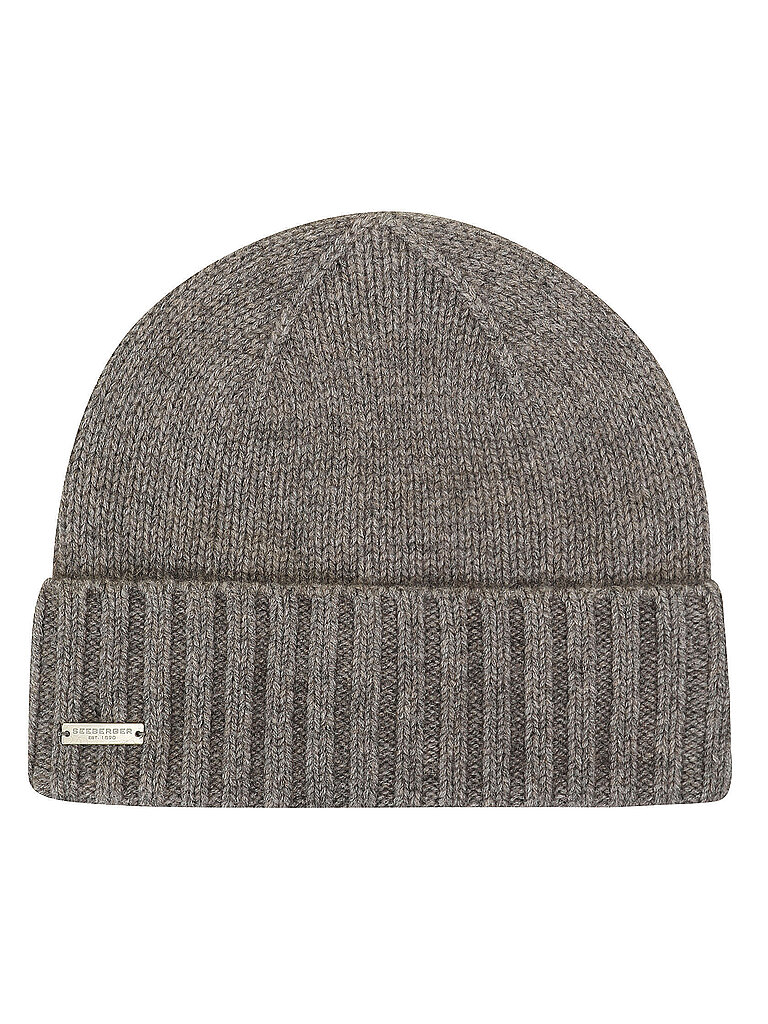 Seeberger Gorro de cachemira - Gorro marrón